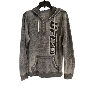 UFC Gray Lightweight Casual Hoodie L